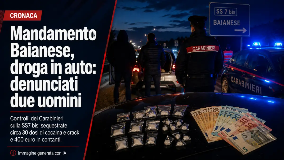 droga auto mandamento baianese agosto 2026