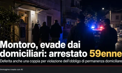 evasione domiciliari montoro carabinieri