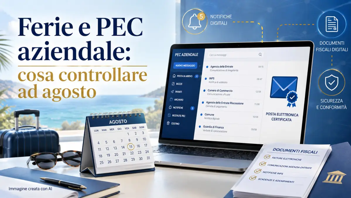 ferie e pec aziendale