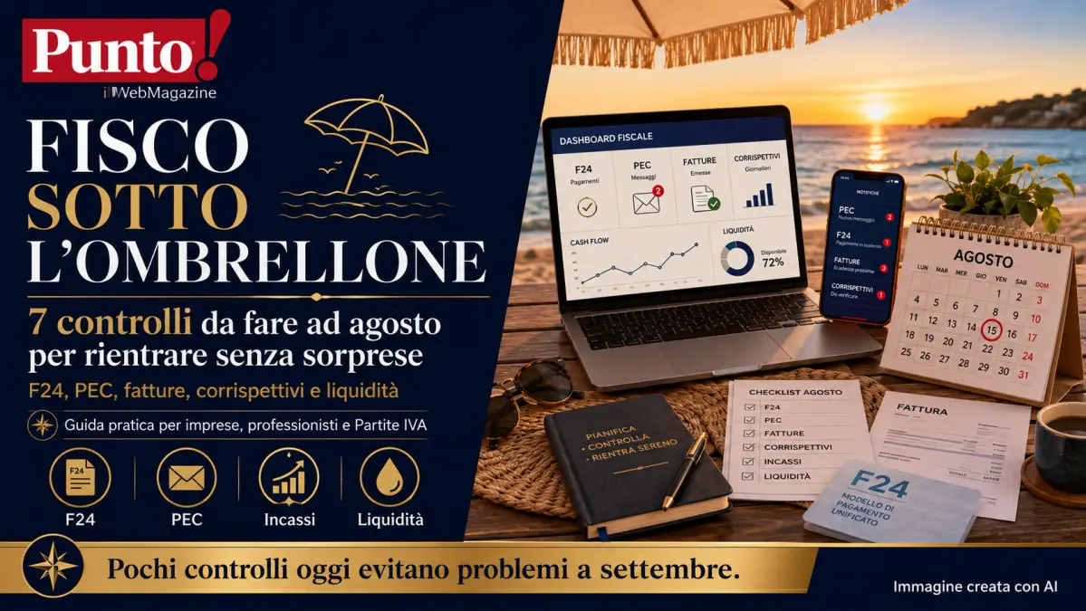 fisco sotto l'ombrellone