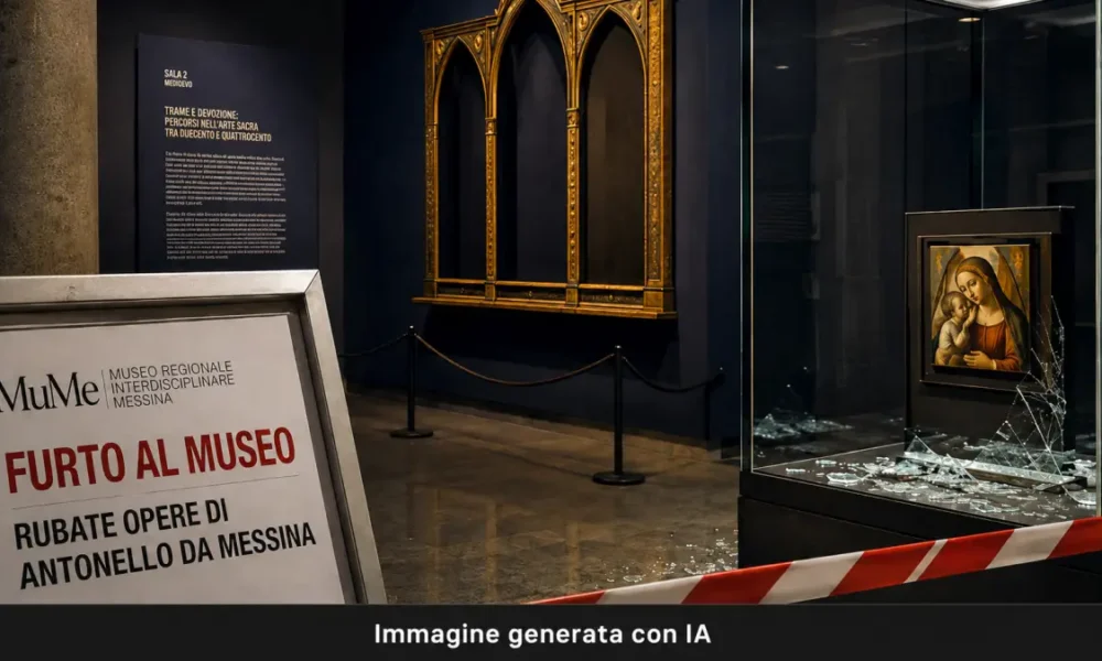 clamoroso furto al museo di messina rubate opere di antonello da messina da Puntomagazine.it clamoroso furto al museo di messina rubate opere di antonello da messina