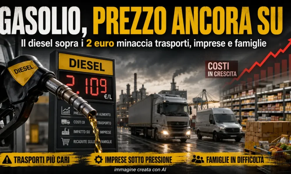 gasolio oltre i 2 euro e non accenna a scendere un rischio per l8217economia italiana da Puntomagazine.it gasolio oltre i 2 euro e non accenna a scendere un rischio per l8217economia italiana