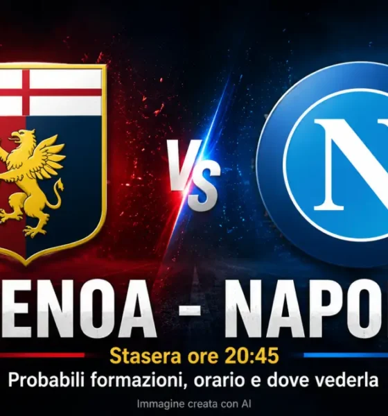 genoa napoli serie A 2026