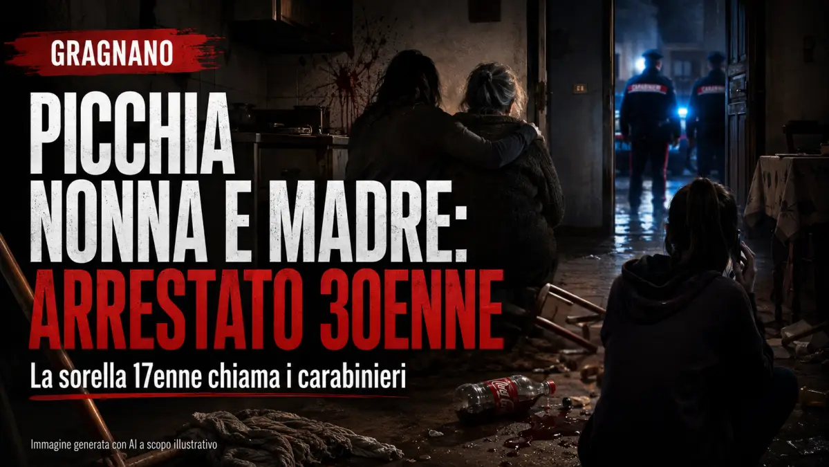 gragnano picchia nonna e madre