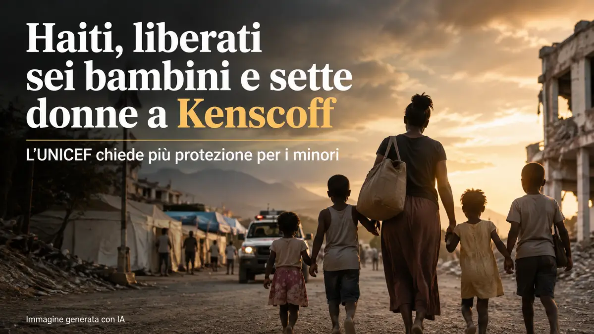 haiti liberato bambini e donne Unicef