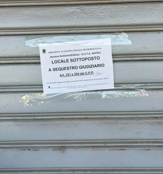 locale sequestrato polizia metropolitana agosto 2026
