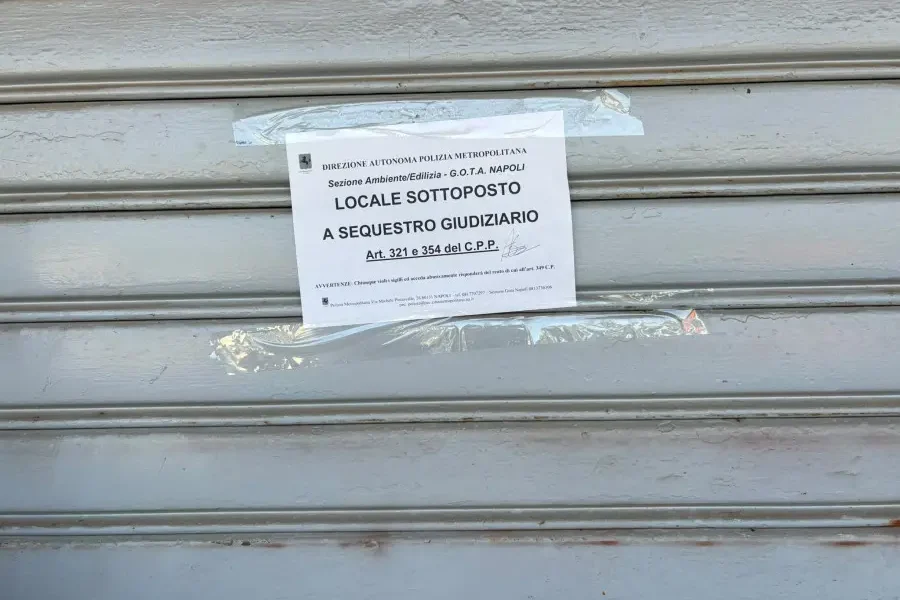 locale sequestrato polizia metropolitana agosto 2026