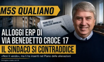m5s qualiano alloggi erp sindaco piano alienazioni