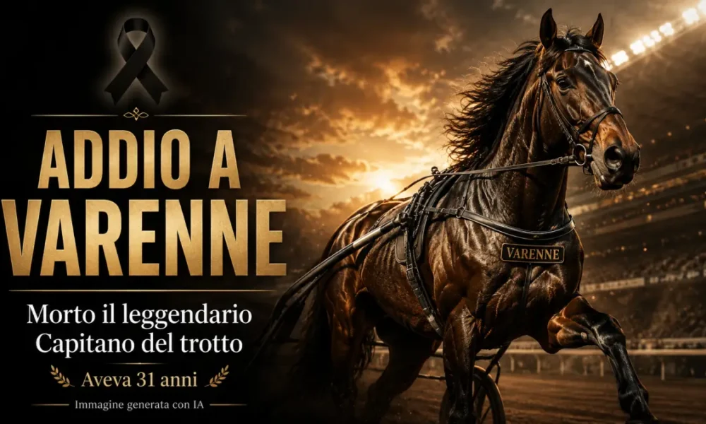 addio a varenne il capitano del trotto 232 morto a 31 anni da Puntomagazine.it addio a varenne il capitano del trotto 232 morto a 31 anni