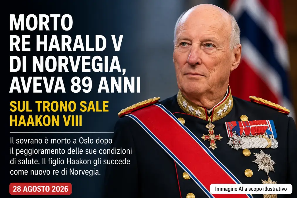 morto re Harald V Norvegia