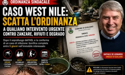 ordinanza sindacale west nile qualiano