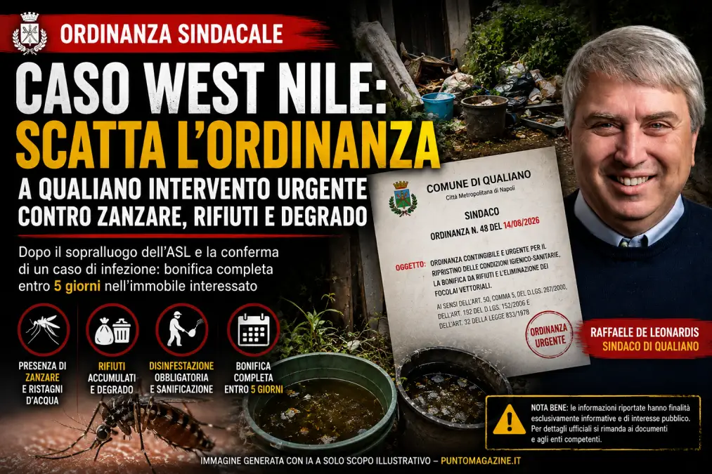 ordinanza sindacale west nile qualiano