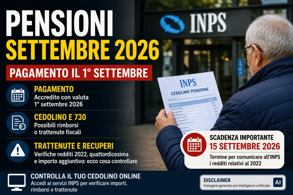 pagamento pensioni settembre 2026