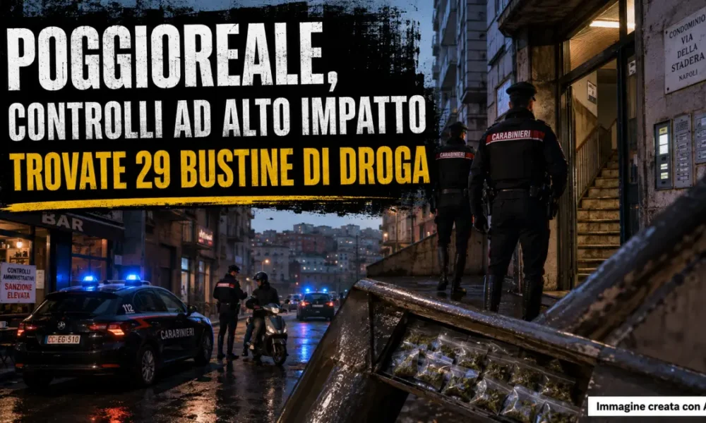 poggioreale controlli alto impatto droga
