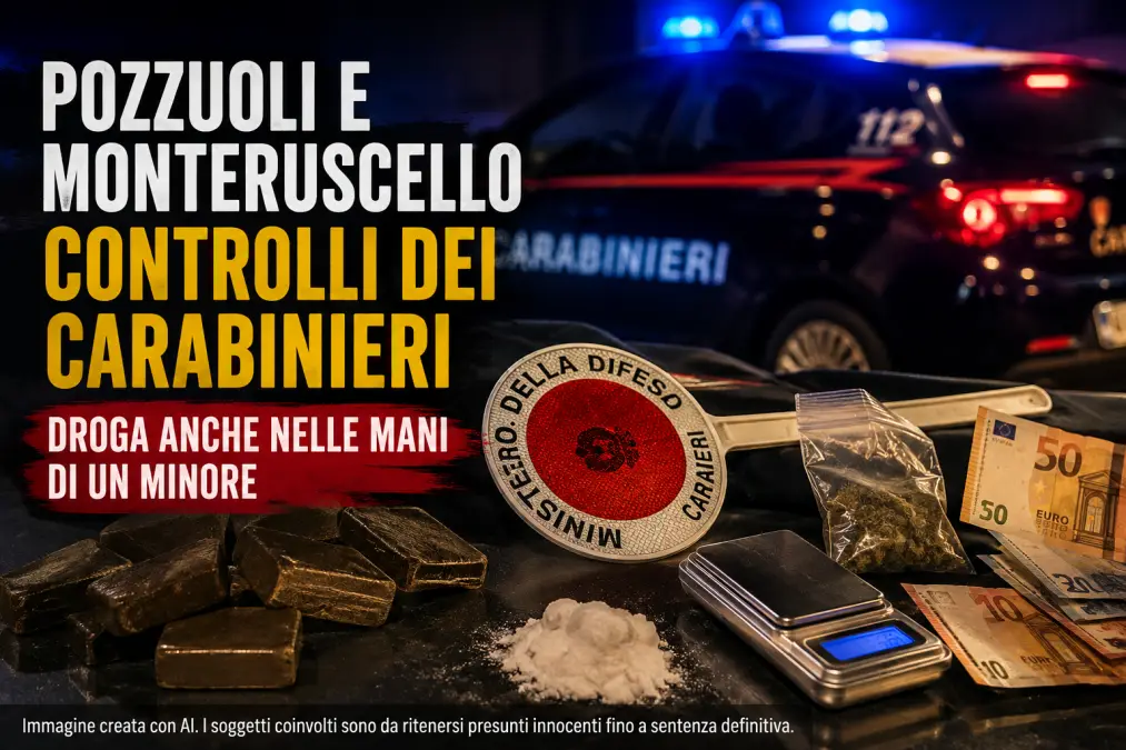 pozzuoli monteruscello droga carabinieri