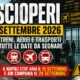scioperi settembre 2026