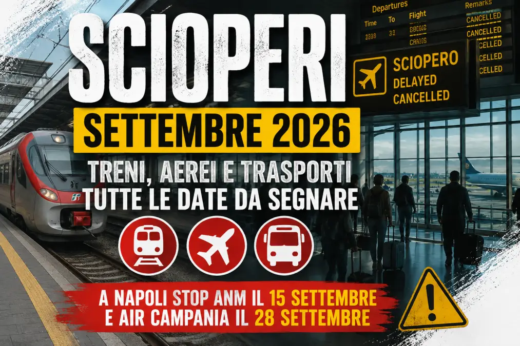 scioperi settembre 2026