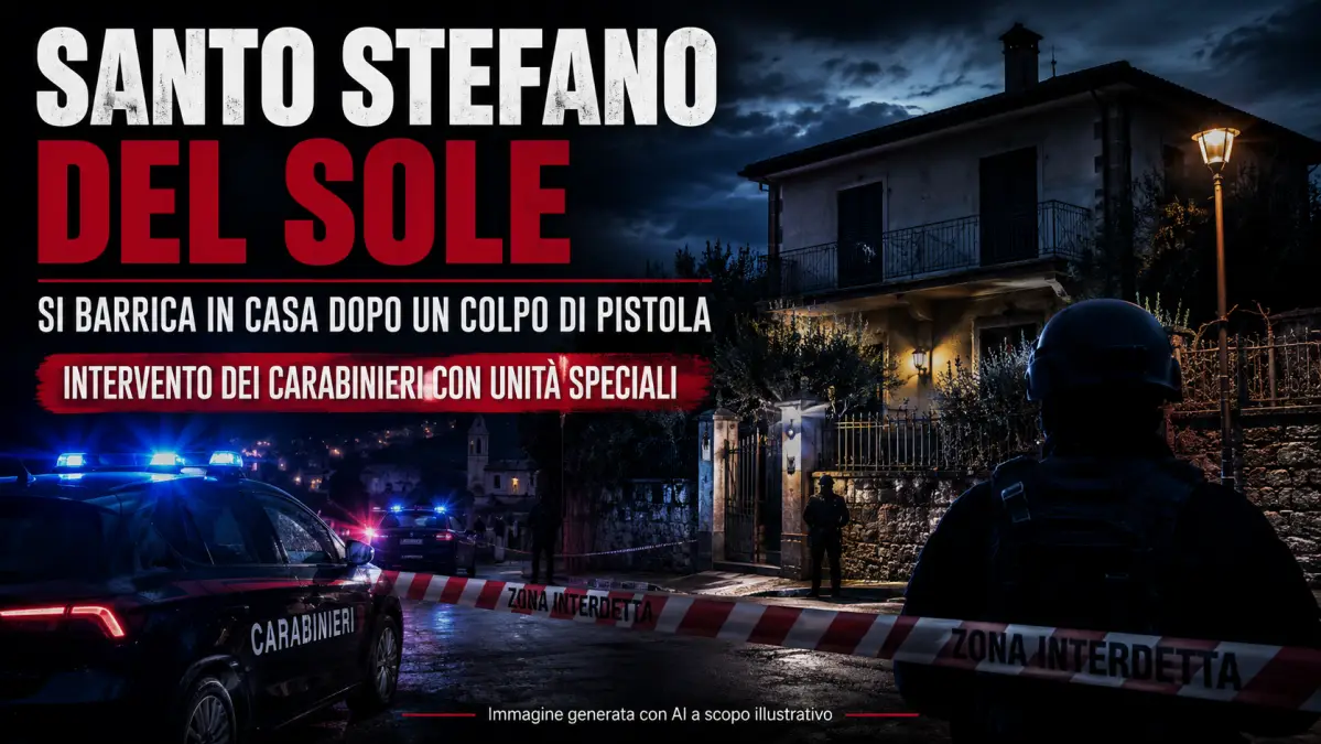 si barrica in casa santo stefano del sole