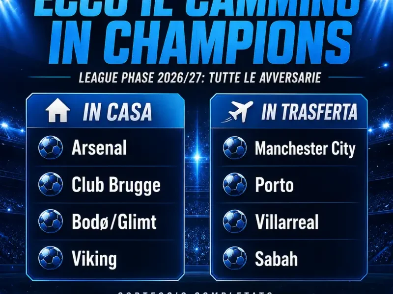 champions league il napoli pesca city e arsenal tutte le avversarie da Puntomagazine.it champions league il napoli pesca city e arsenal tutte le avversarie