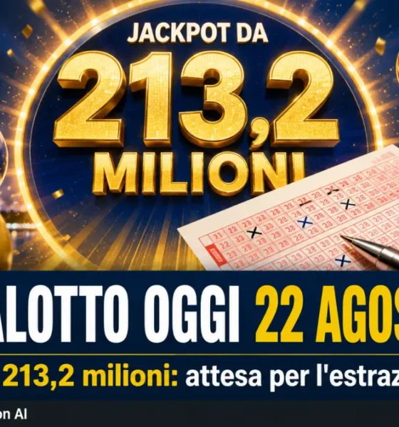 superenalotto 22 agosto 2026