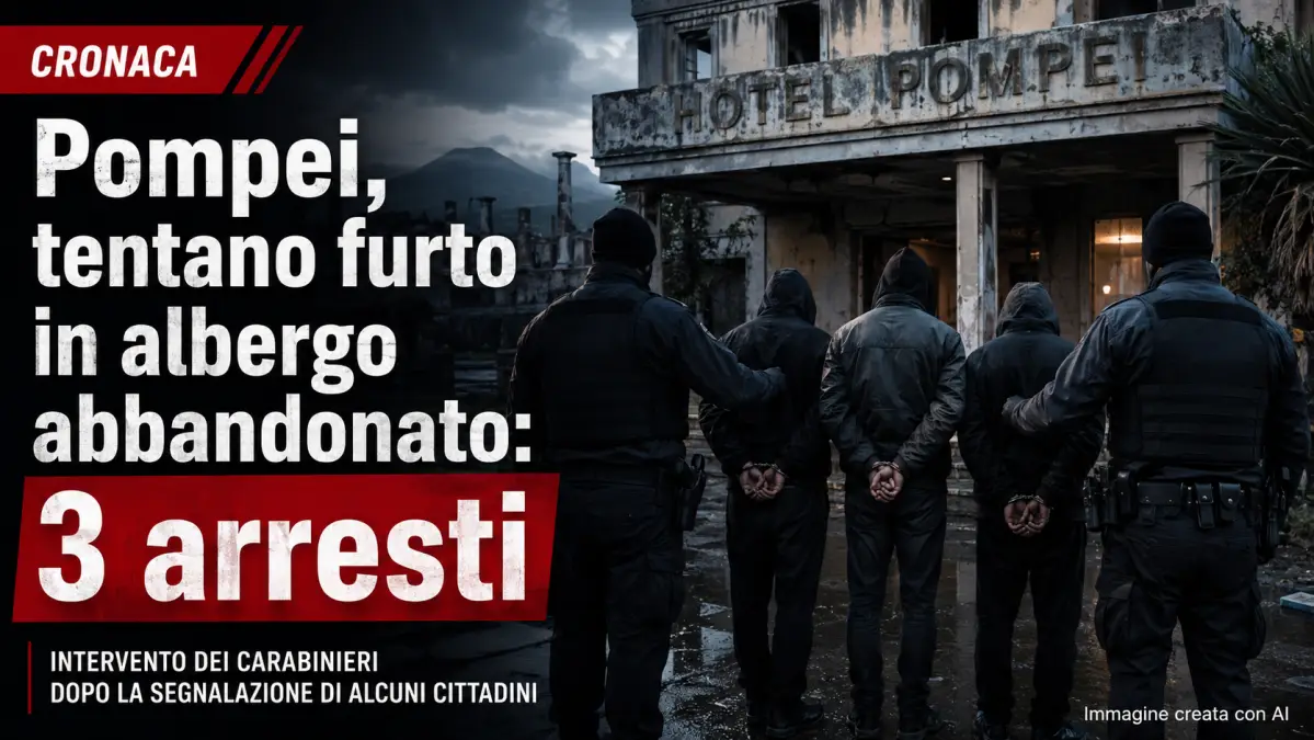 tentato furto albergo Pompei
