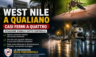 west nile qualiano casi fermi a 4
