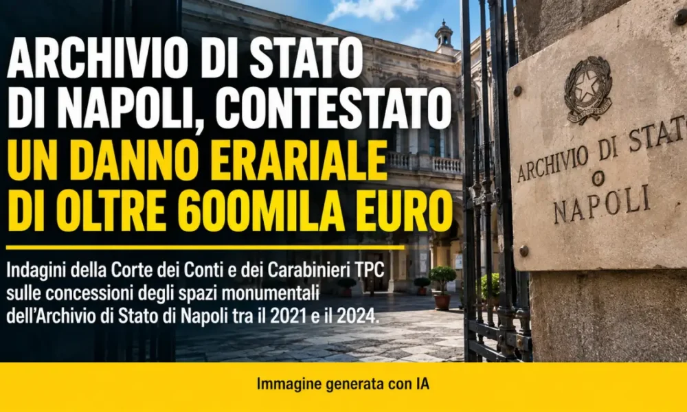 archivio di stato di napoli contestato un danno erariale di oltre 600mila euro da Puntomagazine.it archivio di stato di napoli contestato un danno erariale di oltre 600mila euro