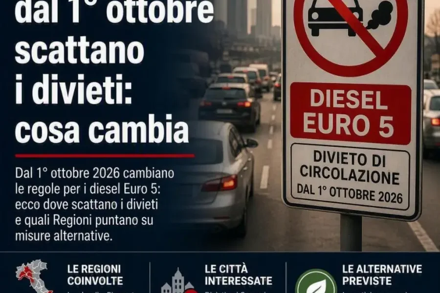 diesel euro 5 dal 1176 ottobre scattano i divieti cosa cambia da Puntomagazine.it diesel euro 5 dal 1176 ottobre scattano i divieti cosa cambia