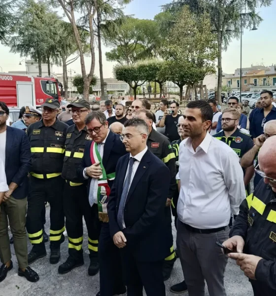 Caramiello m5s inaugurazione presidio rurale vvff san giuseppe vesuviano