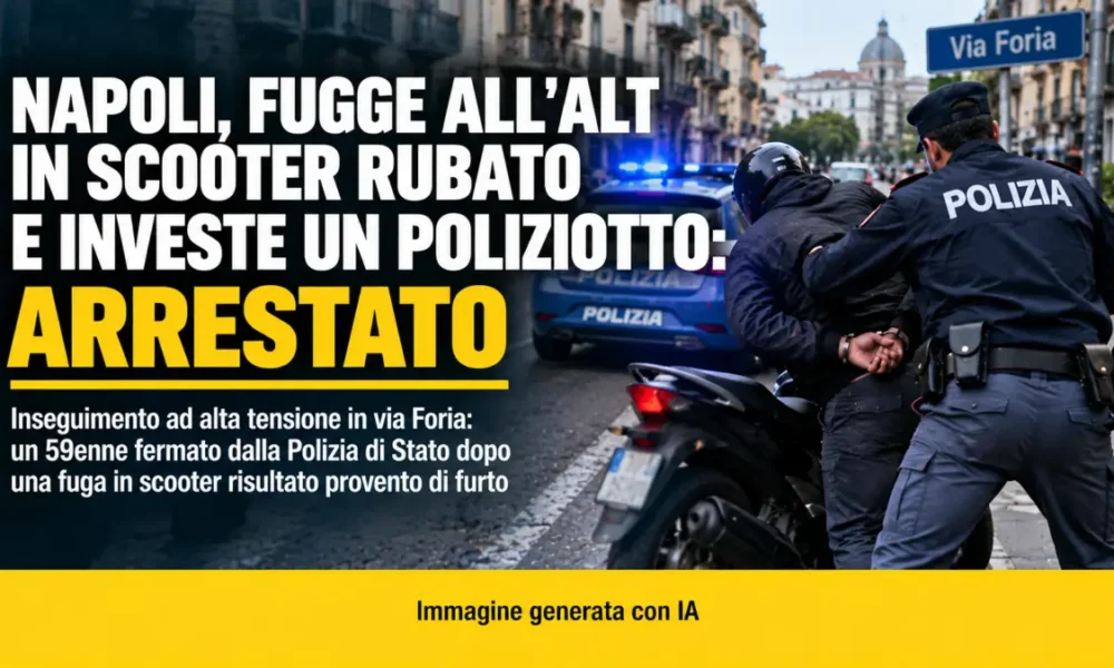 napoli fugge all8217alt in scooter rubato e investe un poliziotto da Puntomagazine.it napoli fugge all8217alt in scooter rubato e investe un poliziotto