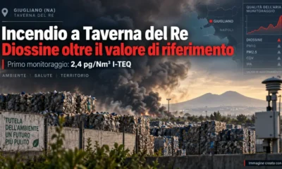 Giugliano incendio taverna del re dati ARPAC