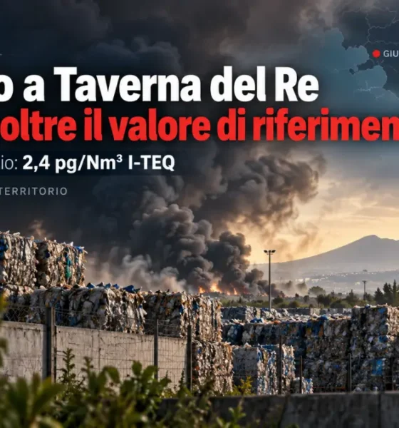 Giugliano incendio taverna del re dati ARPAC