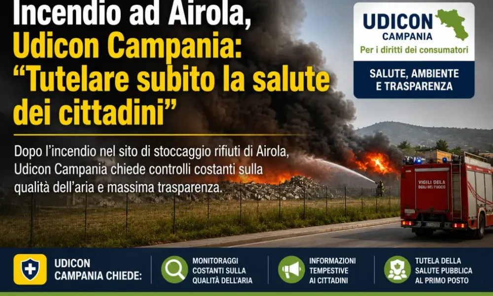 incendio ad airola udicon campania tutelare subito la salute dei cittadini da Puntomagazine.it incendio ad airola udicon campania tutelare subito la salute dei cittadini
