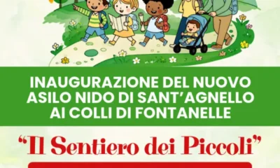 Locandina inaugurazione asilo nido Sant'Agnello