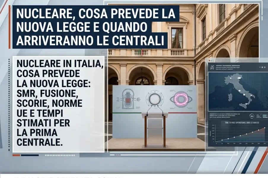 nucleare cosa prevede la nuova legge e quando arriveranno le centrali da Puntomagazine.it nucleare cosa prevede la nuova legge e quando arriveranno le centrali