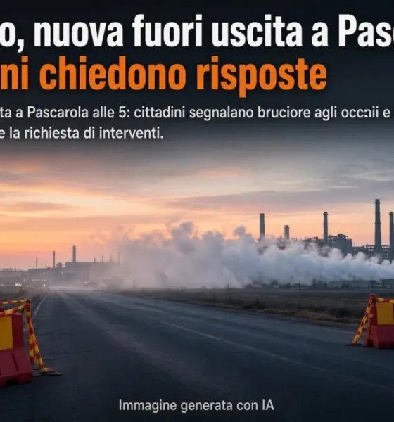 Nuova fuoriuscita a Pascarola - immagine generata da IA