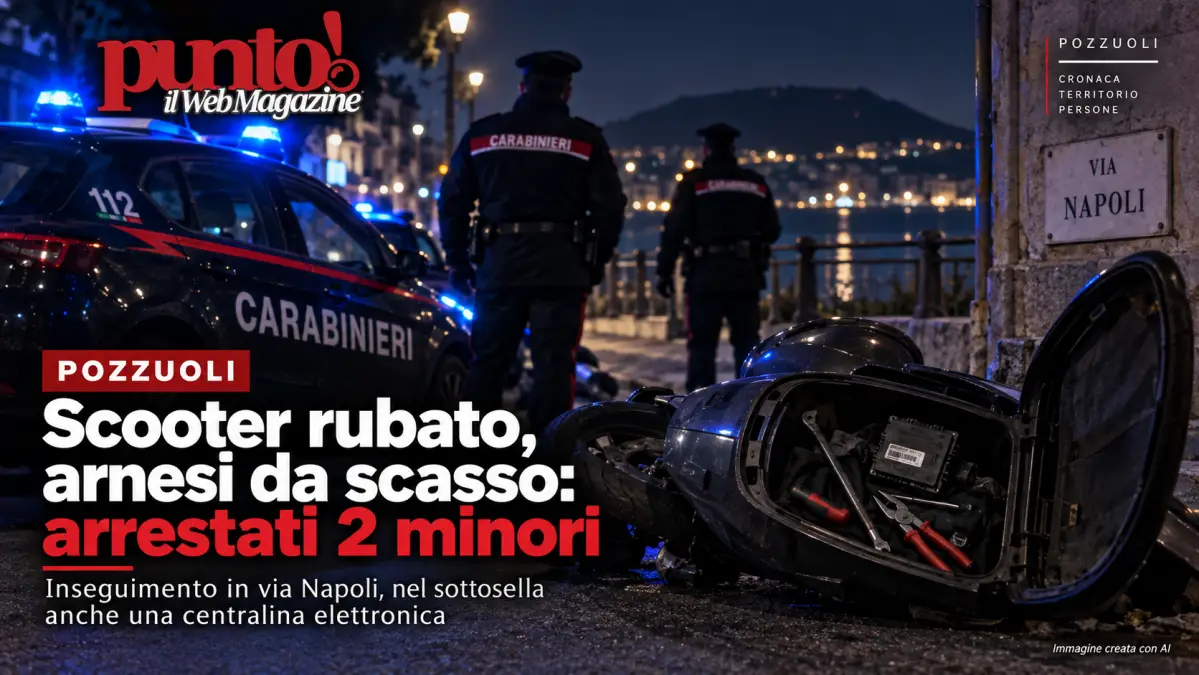 Pozzuoli scooter rubato