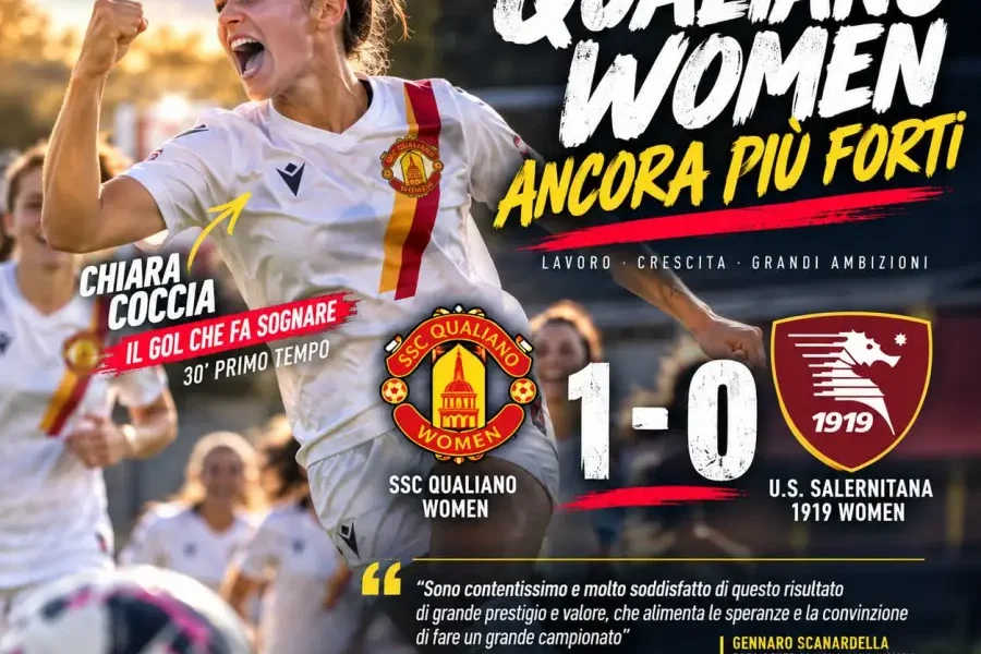 ssc qualiano women prestigioso successo nel test 1 0 alla us salernitana 1919 women da Puntomagazine.it ssc qualiano women prestigioso successo nel test 1 0 alla us salernitana 1919 women