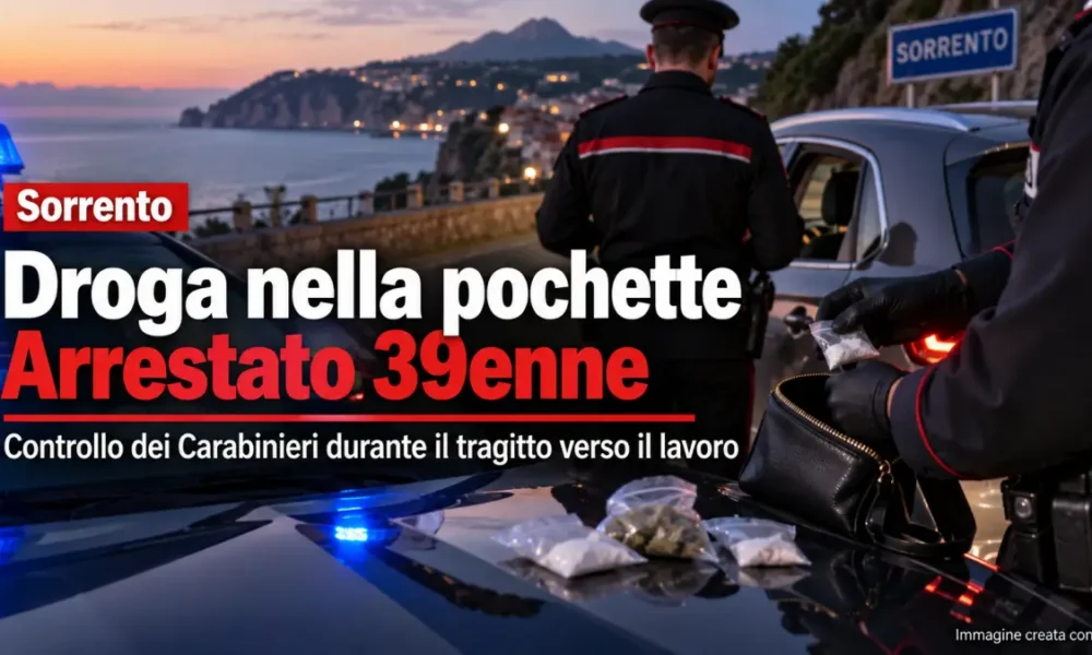 sorrento droga nascosta in una pochette arrestato un 39enne da Puntomagazine.it sorrento droga nascosta in una pochette arrestato un 39enne