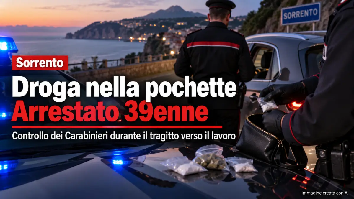 Sorrento droga nella pochette