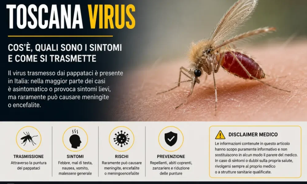 toscana virus cos8217232 e quali sono i sintomi come si trasmette e quando pu242 diventare grave da Puntomagazine.it toscana virus cos8217232 e quali sono i sintomi come si trasmette e quando pu242 diventare grave