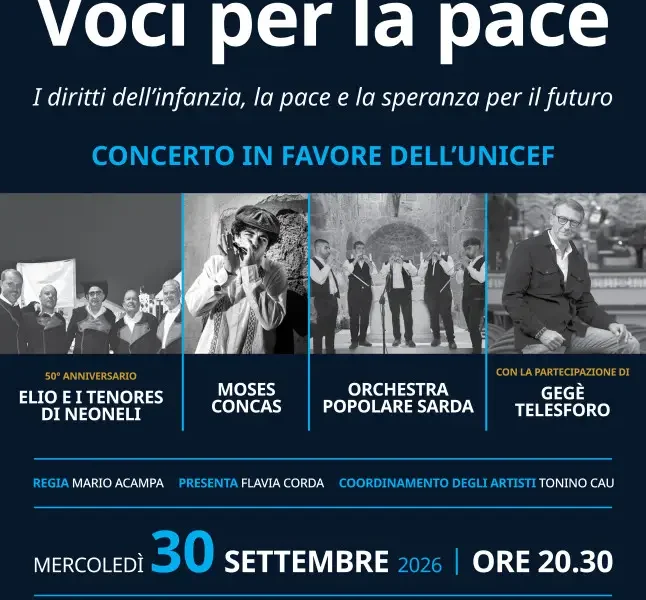 unicef a cagliari il concerto voci per la pace per i bambini da Puntomagazine.it unicef a cagliari il concerto voci per la pace per i bambini