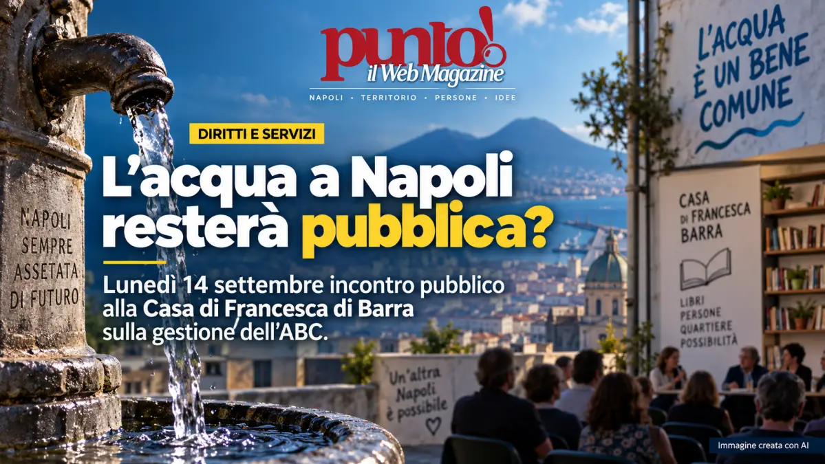acqua pubblica Napoli incontro Barra