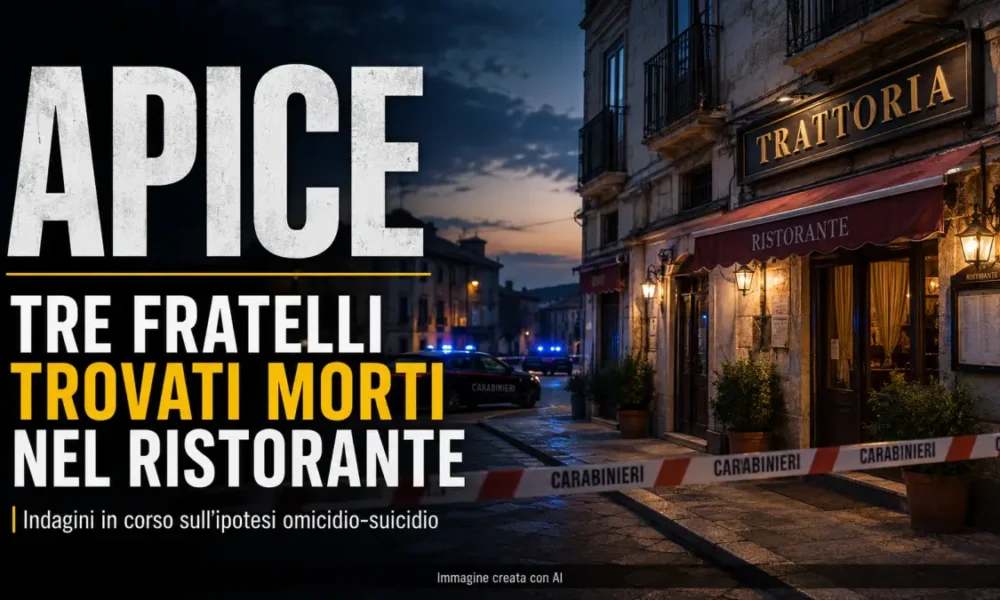 apice tre fratelli trovati morti nel ristorante l8217ipotesi omicidio suicidio da Puntomagazine.it apice tre fratelli trovati morti nel ristorante l8217ipotesi omicidio suicidio
