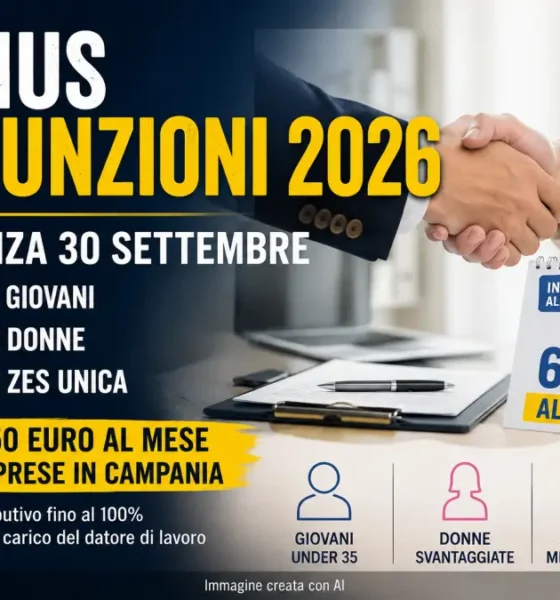 bonus assunzioni 2026