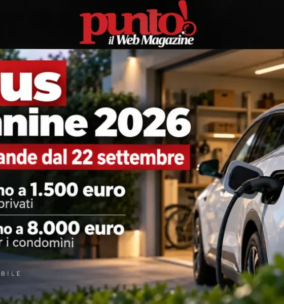 bonus colonnine 2026