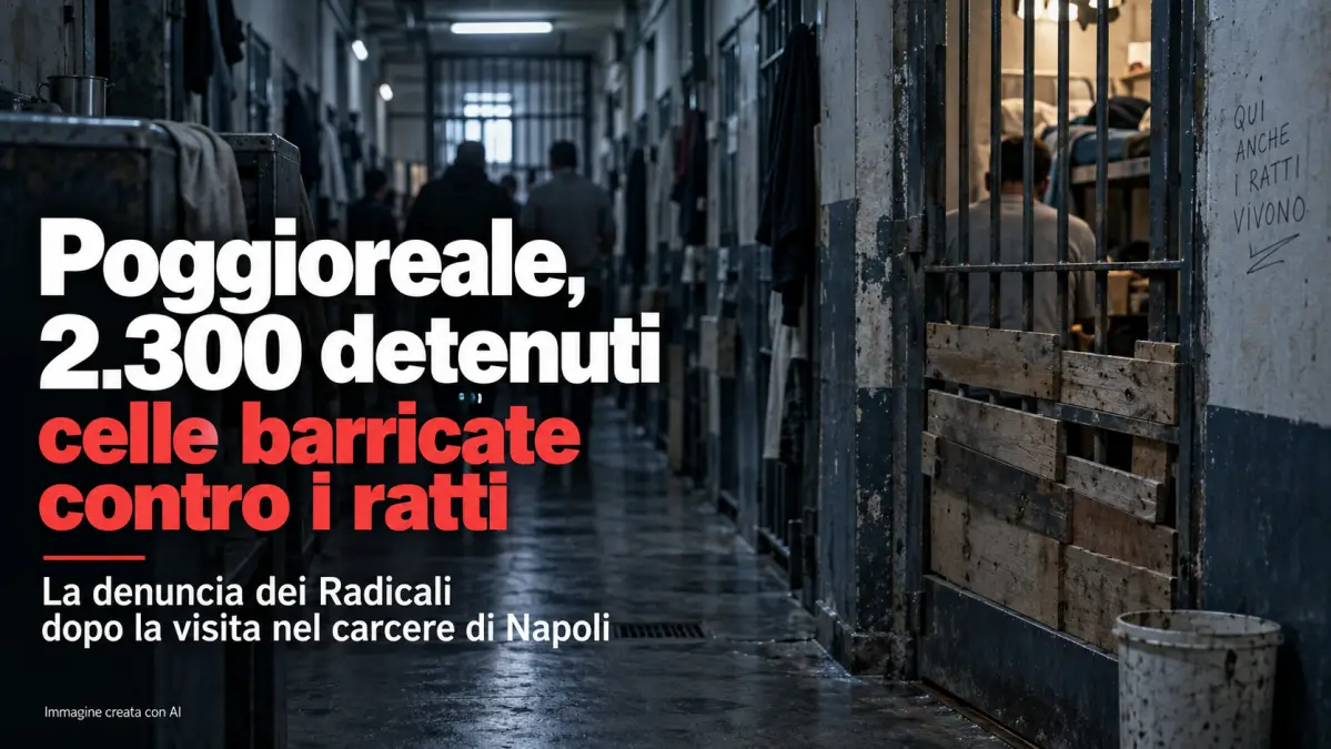 carcere poggioreale ratti