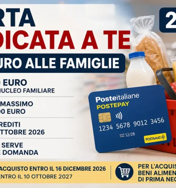 carta dedicata a te 2026