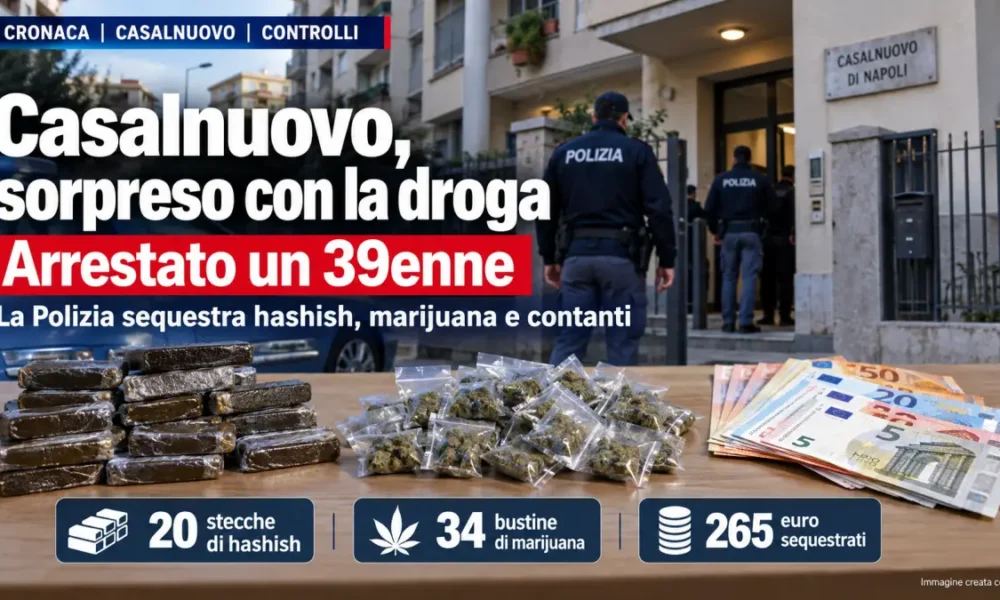 casalnuovo droga in un8217abitazione arrestato un 39enne da Puntomagazine.it casalnuovo droga in un8217abitazione arrestato un 39enne