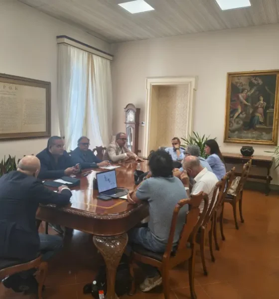 comune di Benevento riunione commercianti